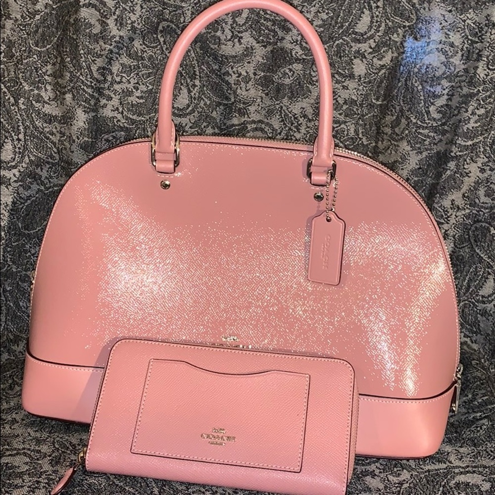 Blush color Coach Sierra NWT /wallet
